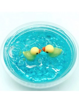 Slime Flat Ductile Duck Crystal Decompression Toys 60ml
