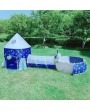 3 in 1 Rocket Ship Play Tent Indoor/Outdoor Playhouse Set for Babies Toddleers